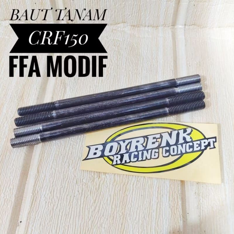 BAUT TANAM CRF150 MODIF KRUK AS ASKRUK LANGKAH 70-BOYRENK