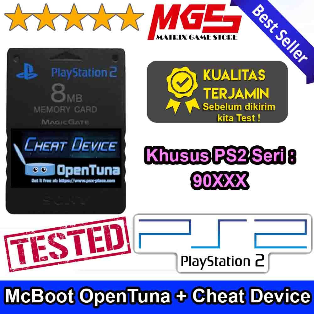 Memory Card MC Boot MCboot OpenTuna + Cheat Device PS2 PS 2 Seri SCPH 90XXX