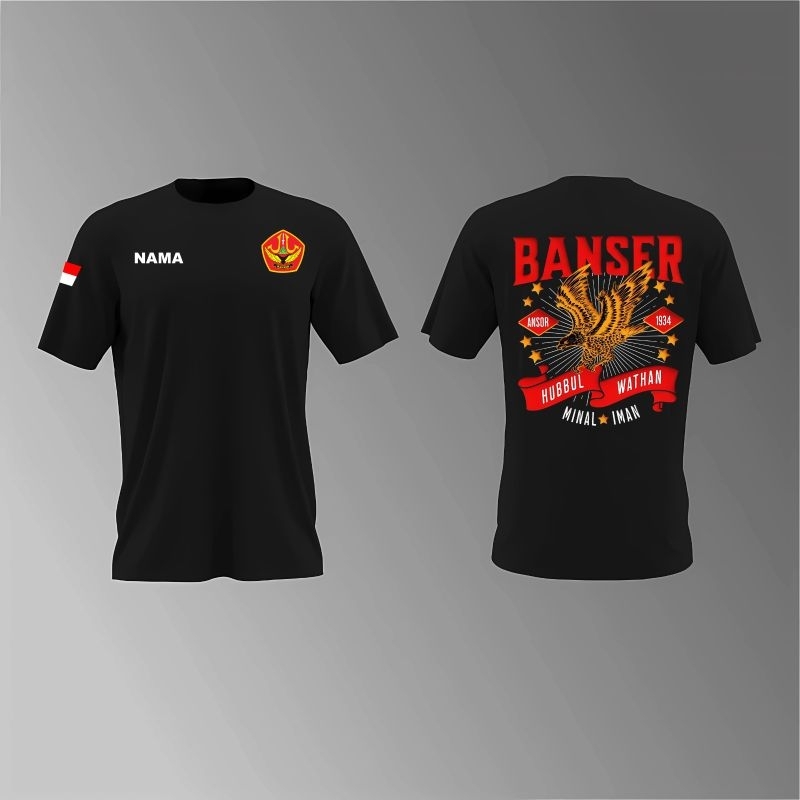 KAOS BAJU BANSER TANGAN PENDEK