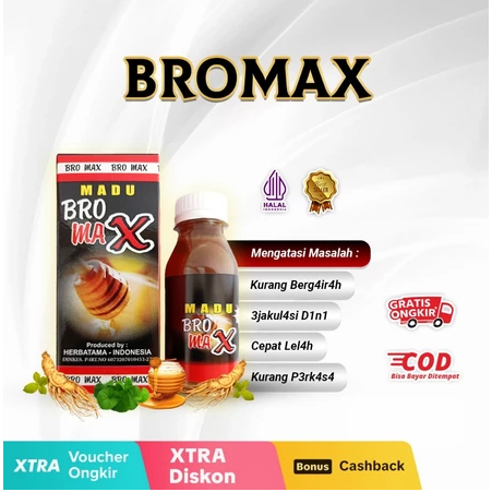 

Madu Bromax 175gr dengan ginseng