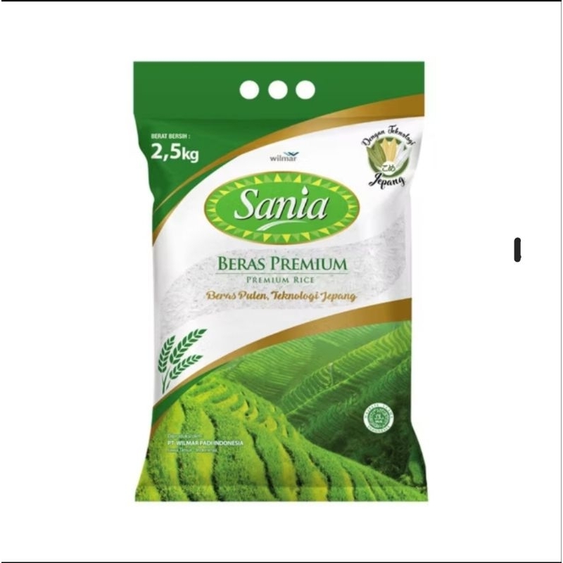 

Sania Beras Premium 2,5 kg / Beras Zakat