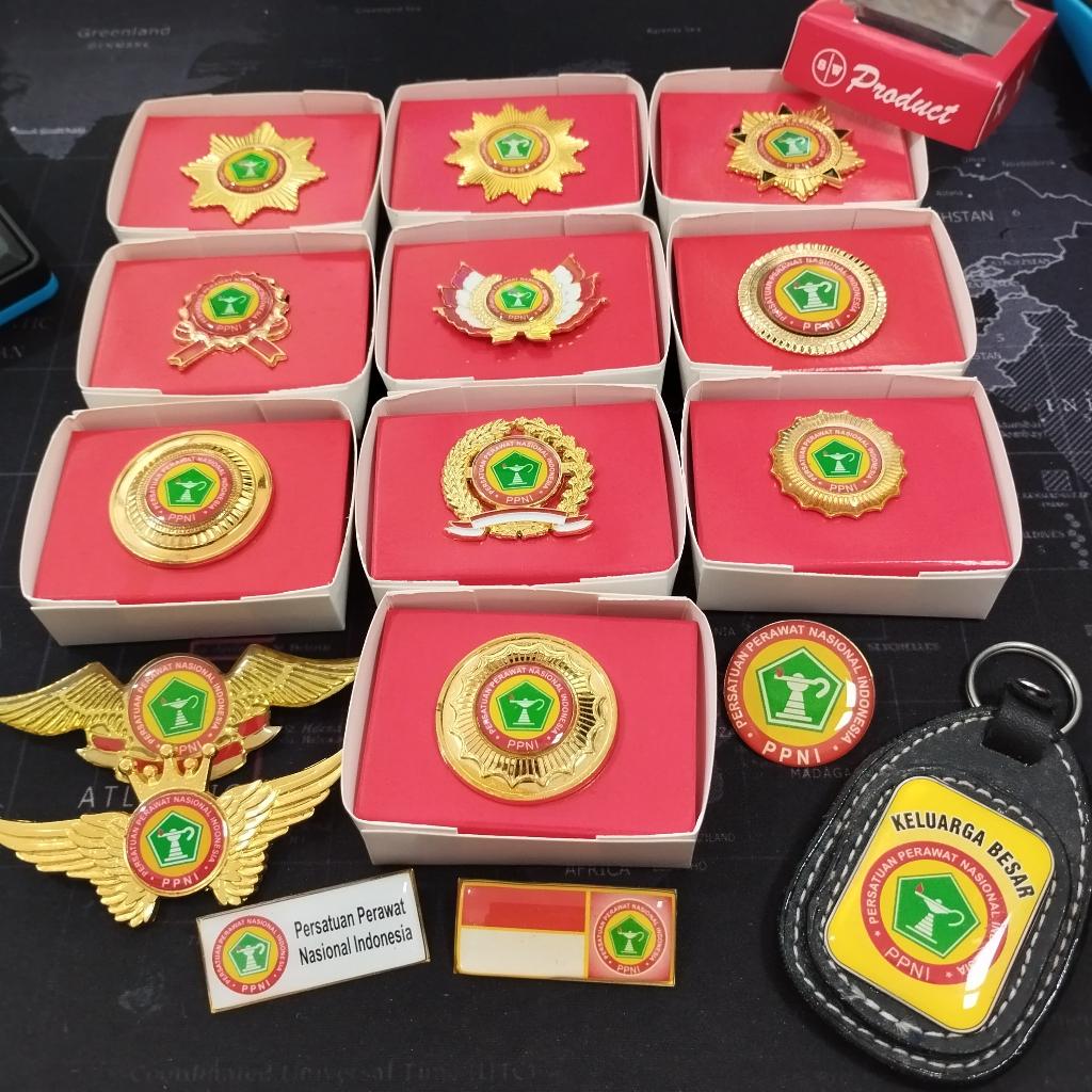 Pin PPNI / Aksesoris PPNI/ Atribut PPNI [ foto asli ]