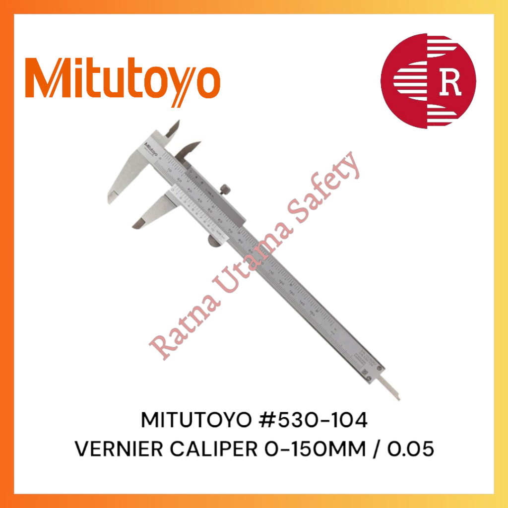 Jangka Sorong Vernier Caliper 150 MM Mitutoyo 530-104