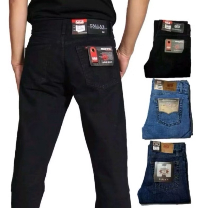 Celana Jeans Fallas Original Pria Dewasa Standar Tidak Melar//CELANA PANJANG PRIA JEANS STANDAR FALL