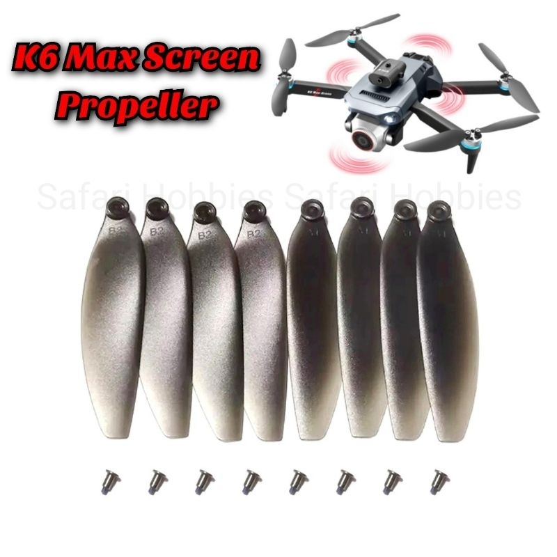 Baling-baling Drone K6 Max Screen / K15 Max / K17 Max (Brushless)