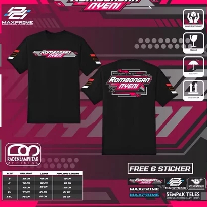 Kaos Rombongan Nyeni K1 Baju T-shirt Distro Rombongan Nyeni Kaos Pria