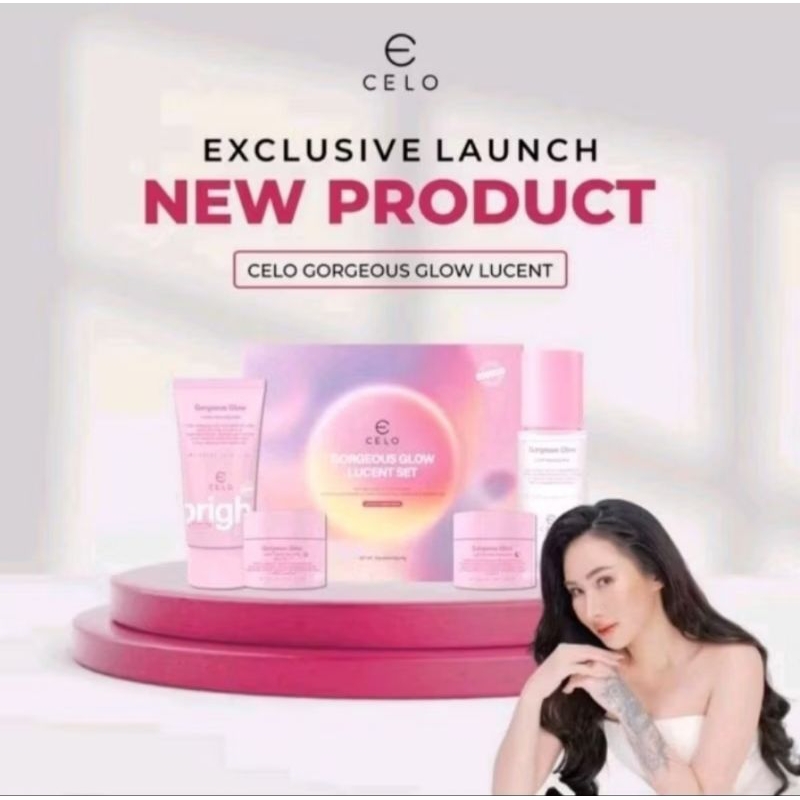 Celo Beauty Skincare Gorgeous Glow Lucent Whitening Series Original