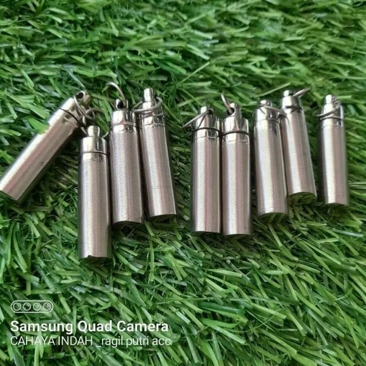 Liontin Tabung Model Peluru Bahan Monel/Stanleys Handmade Jepara