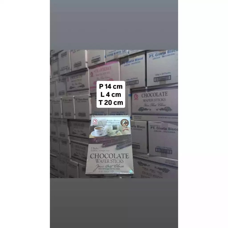 

KUGI WAFER STIK 100 Gr KARDUS ISI 24 BOX karton snack hajatan