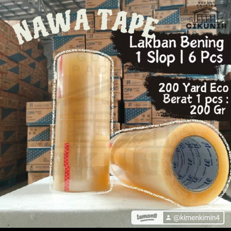 

LAKBAN BENING 45MMx200YARD 6 PCS TERMURAH