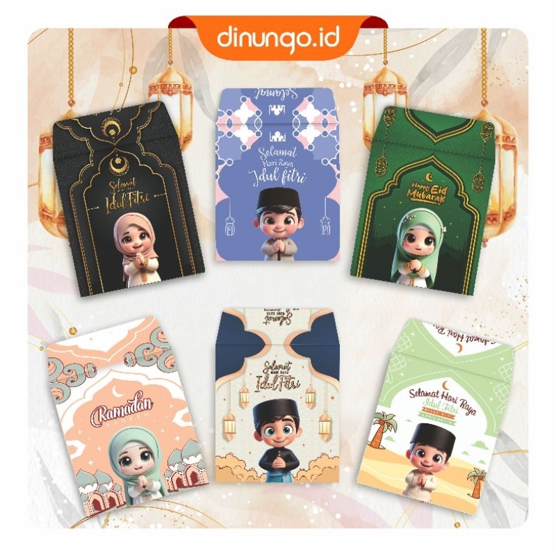 

TERBARU Amplop THR Lebaran Idul Fitri 1 Pack Isi 20 pcs Amplop Lebaran Murah Amplop lebaran kecil