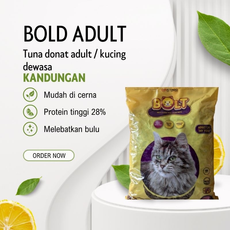 Flash Sale BOLD MAKANAN KUCING BENTUK DONAT KUNING BOLD IKAN UNGU 800GR TUNA SALMON TERMURAH