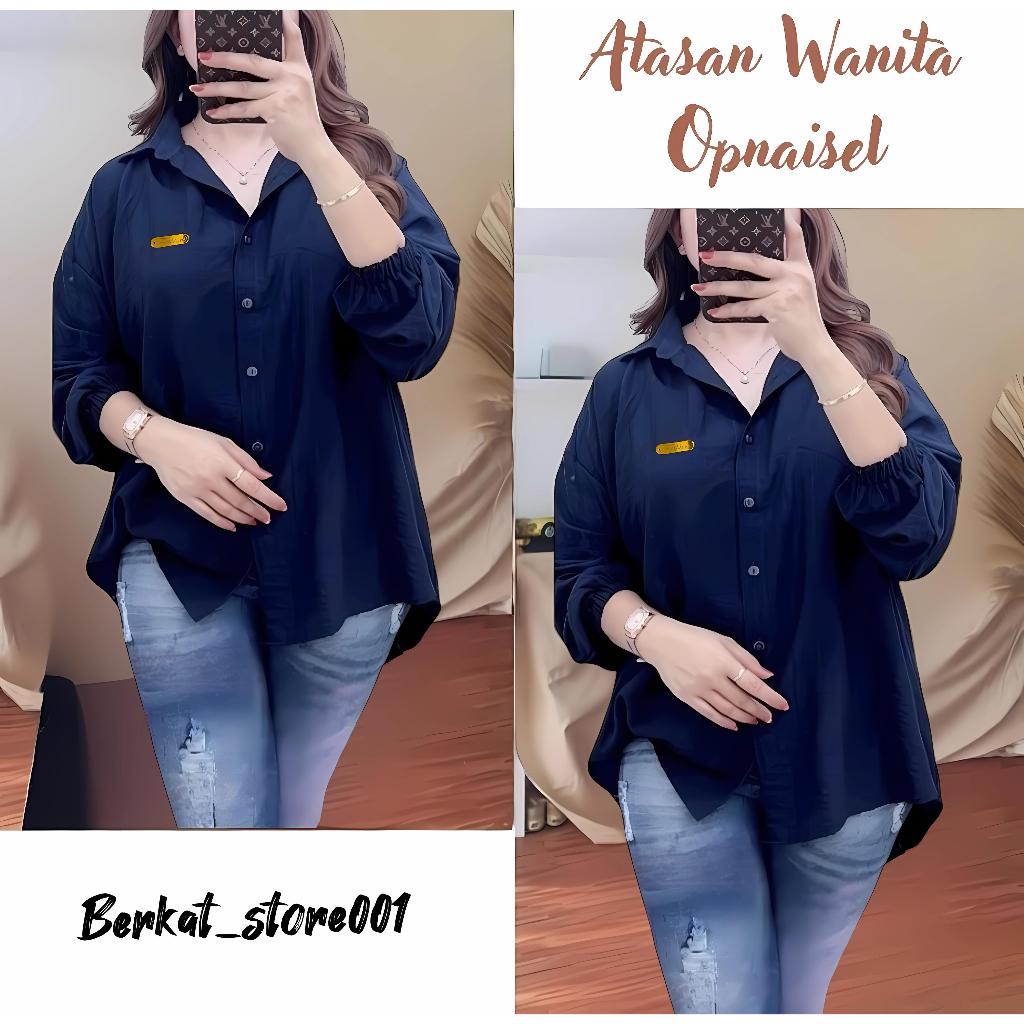 Atasan Wanita Ruffle Ballon Korean Blouse Baju Wanita Korea Style Model Terbaru#star