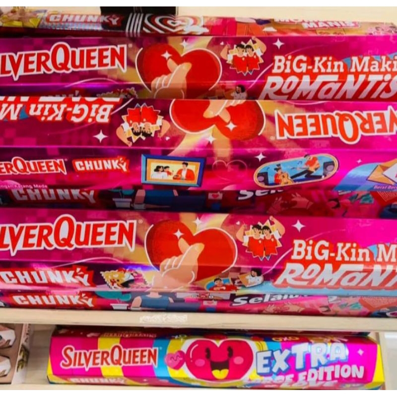 

Coklat Valentine Silverqueen Chunky Bar 1KG Coklat Enak Tahan Lama