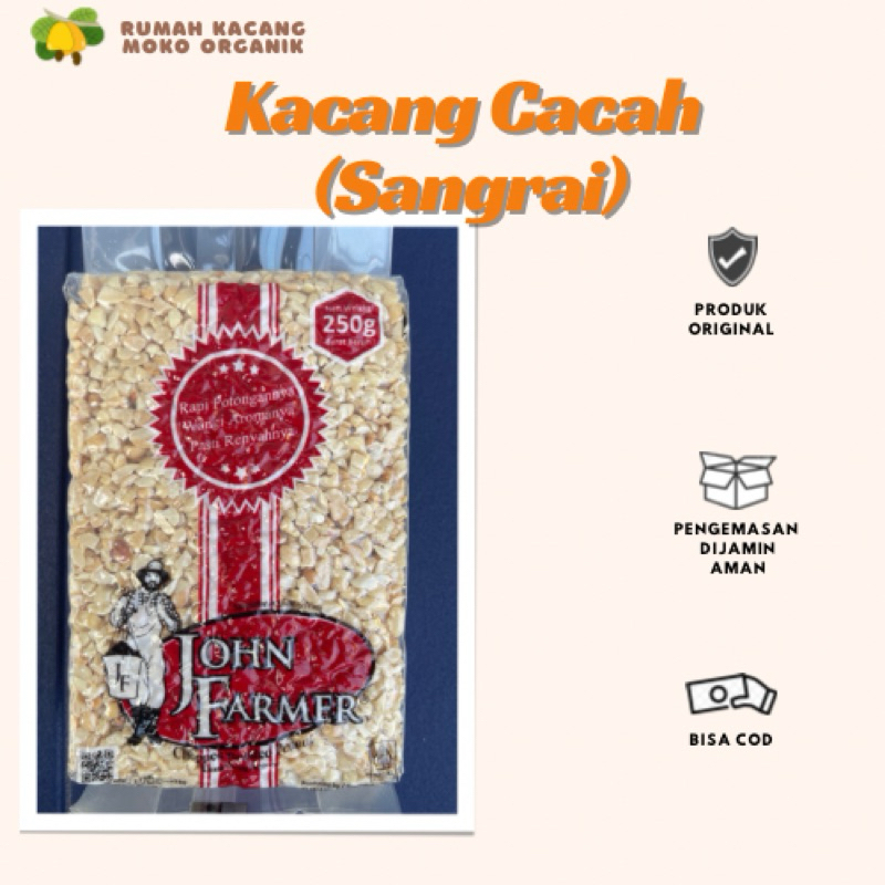 

Kacang Tanah Cacah (Sangrai) John Farmer 1kg