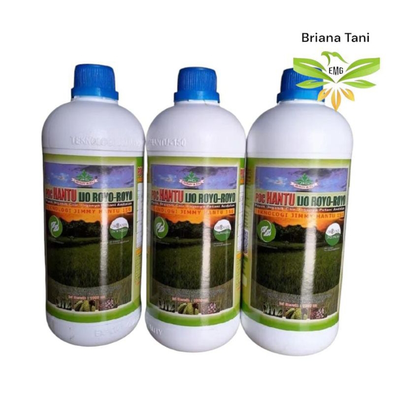 Pupuk jimmy hantu POC Hantu Ijo Royo Royo 1 Liter Pupuk Cair Original Jimmy Hantu Bambu Ijo