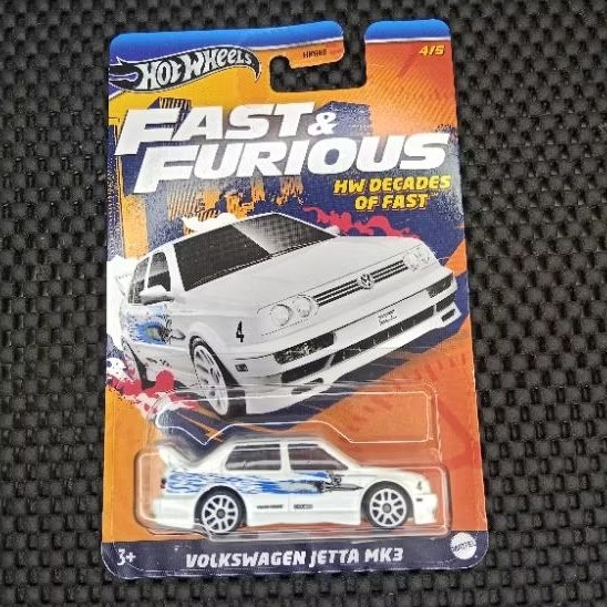 HOT WHEELS FAST FURIOUS VOLKSWAGEN JETTA MK3