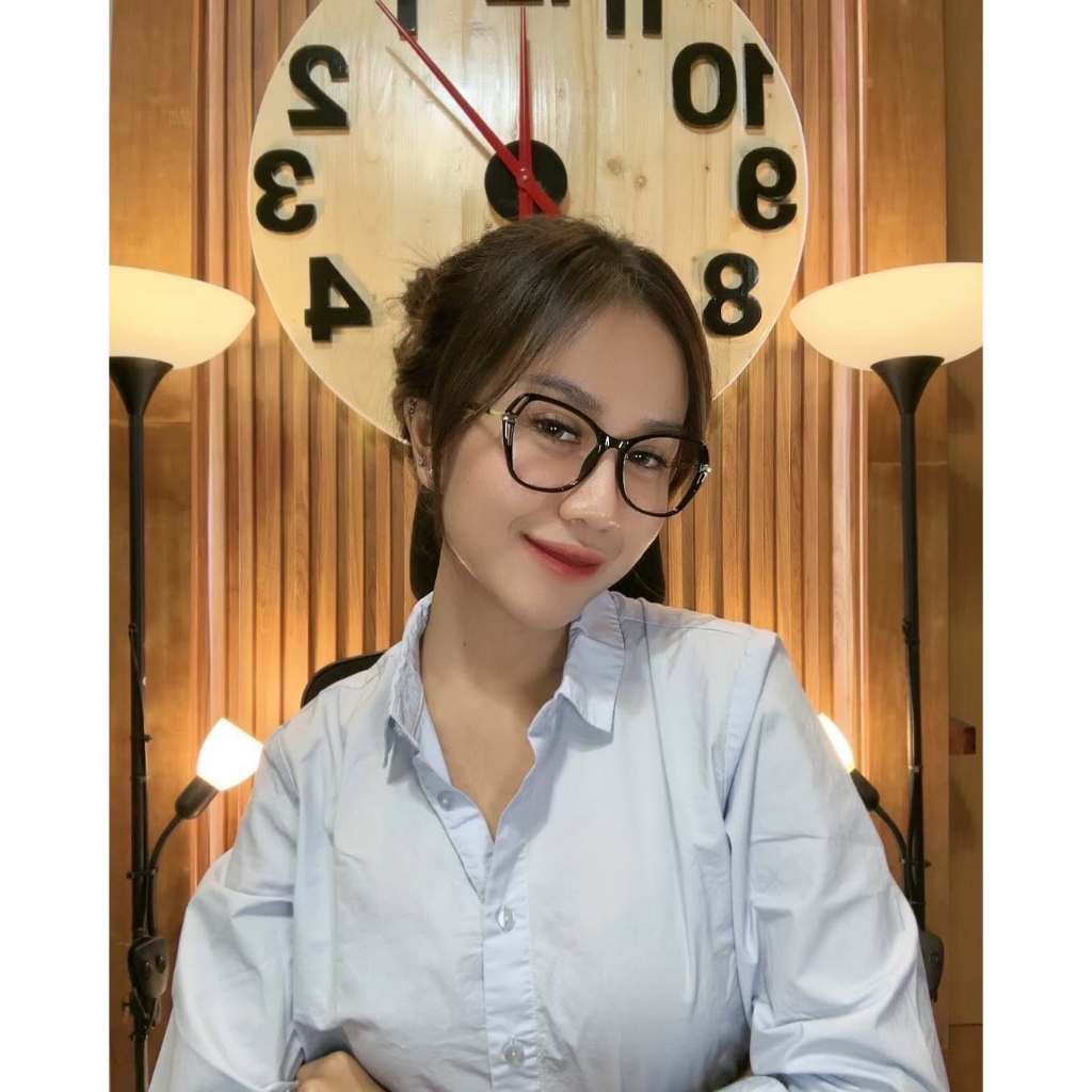 ROG Eyewear - Kacamata Bulat 83071 - Frame Kacamata Pria Wanita - Minus/Silinder/Plus