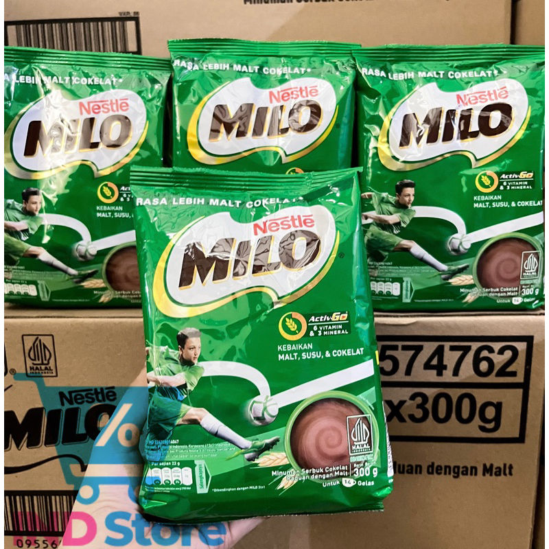 

MILO ACTIVE GO Susu Coklat 300 gram