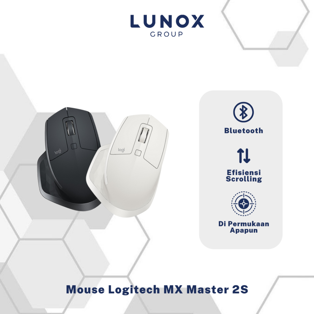 Logitech MX Master 2S Mouse Wireless | Mouse Wireless Bluetooth Logitech MX Master 2S-Black