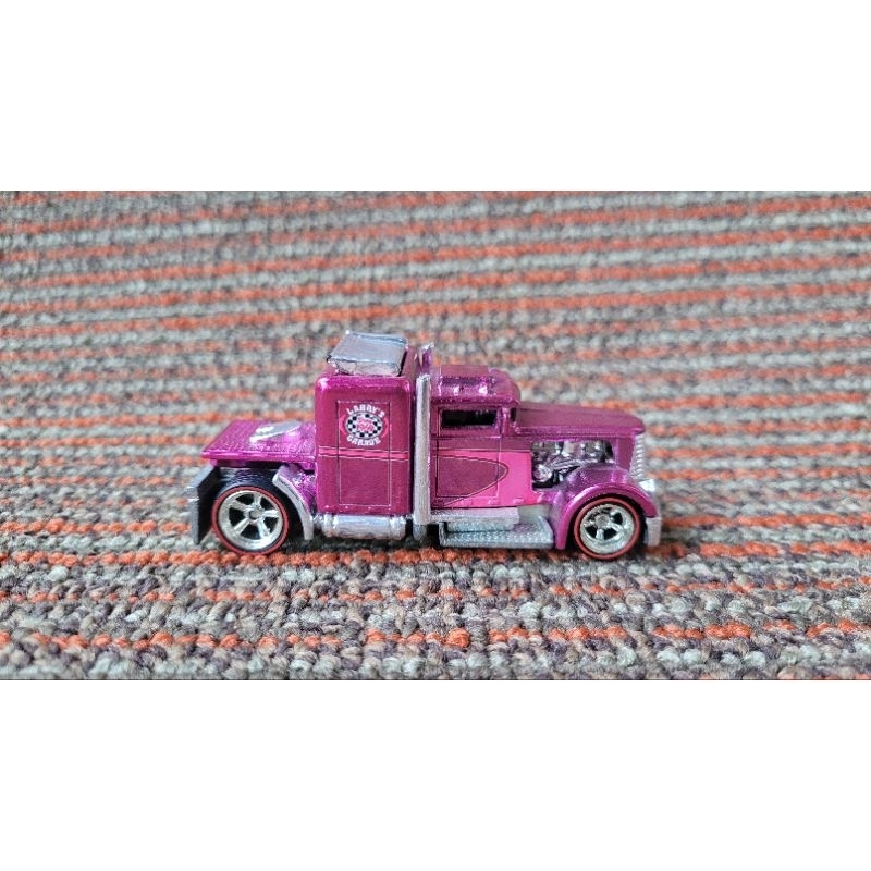 hotwheels classic convoy custom  pink truk pink kepala truk trailer