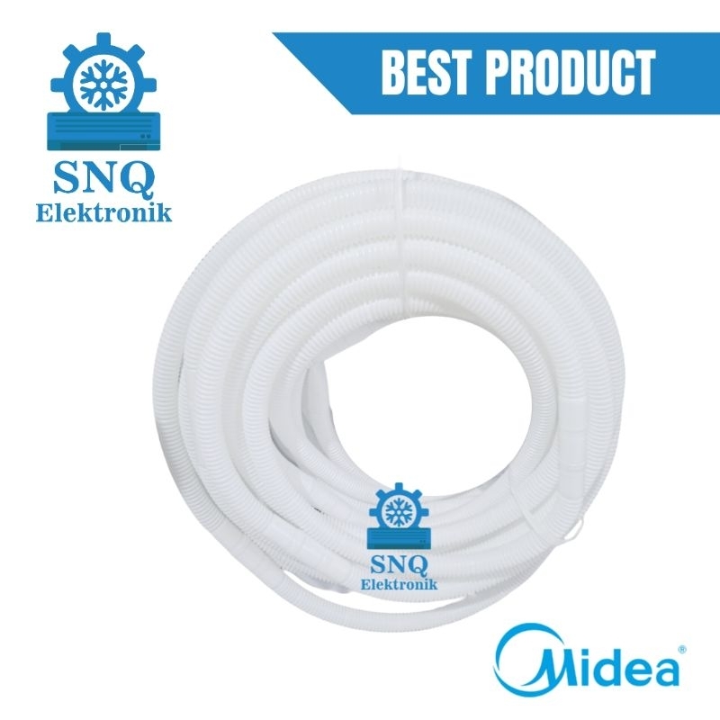 Selang pembuangan AC MIDEA 1/2 PK, 3/4 PK, 1 PK, 1,5 PK, 2 PK diameter selang +- 2 cm - Selang flexi