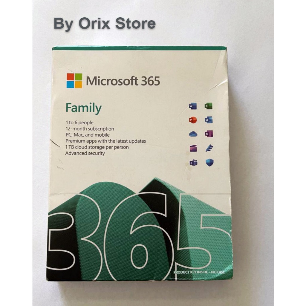 Office 365 Family 1 Tahun 6 User Original