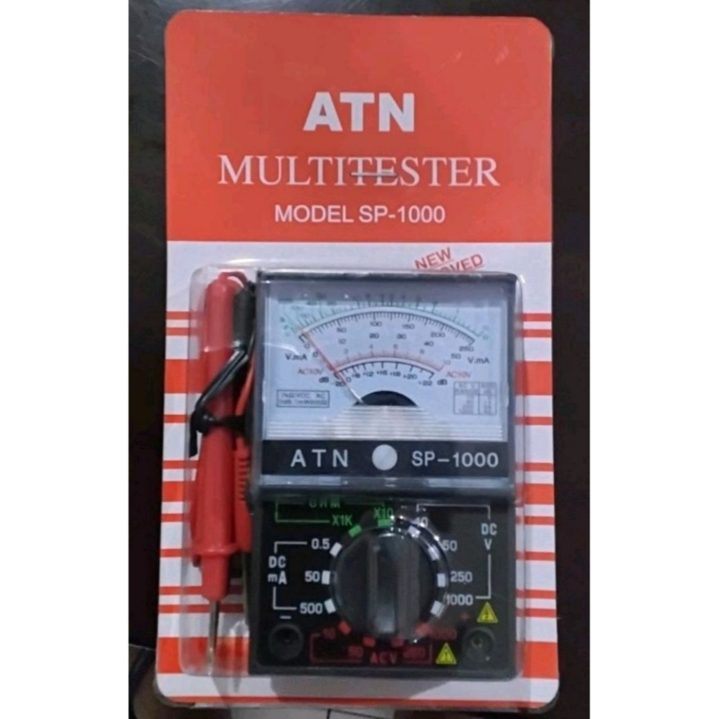 MultiTester Multimeter Avometer Analog Kecil / Mulitester Multi Tester Kecil / Mulitmeter Analog ATN