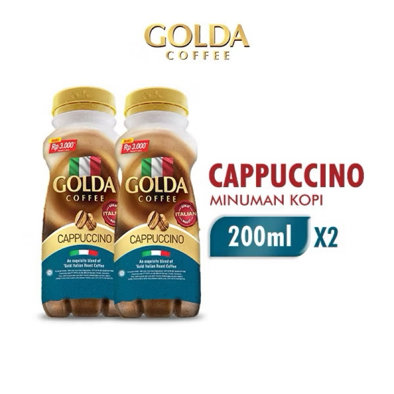 

Golda Coffee Cappuccino 200 ml x2