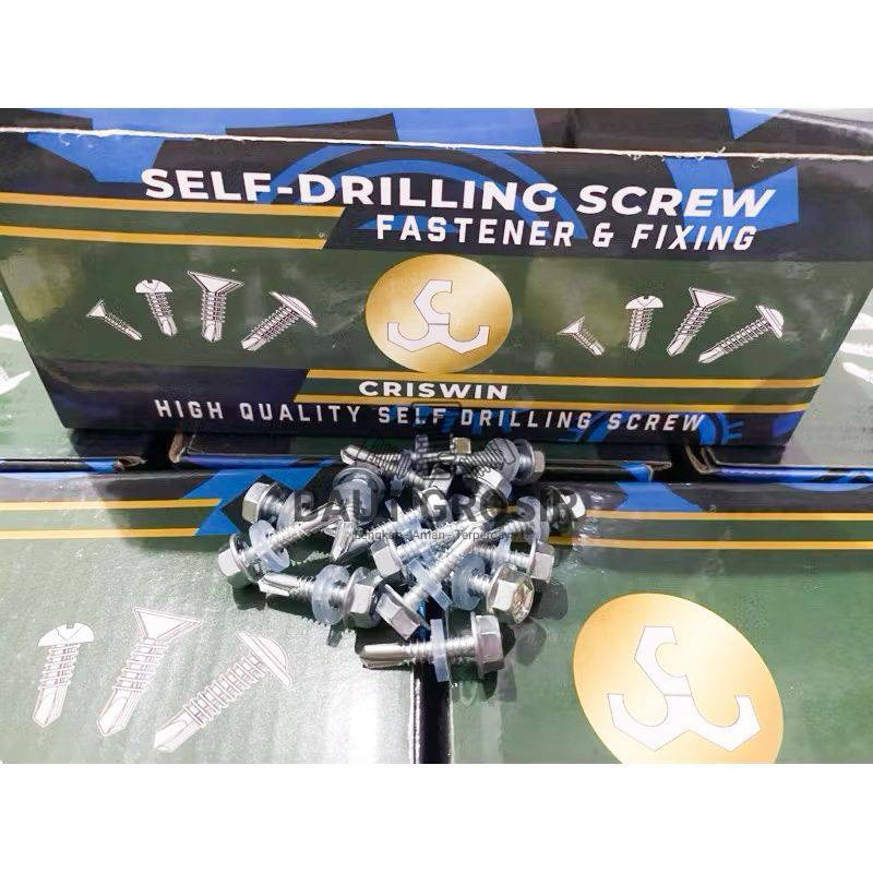 [KOTAKAN] Criswin - Baut Baja Ringan | Sekrup | Skrup (SEMUA UKURAN)