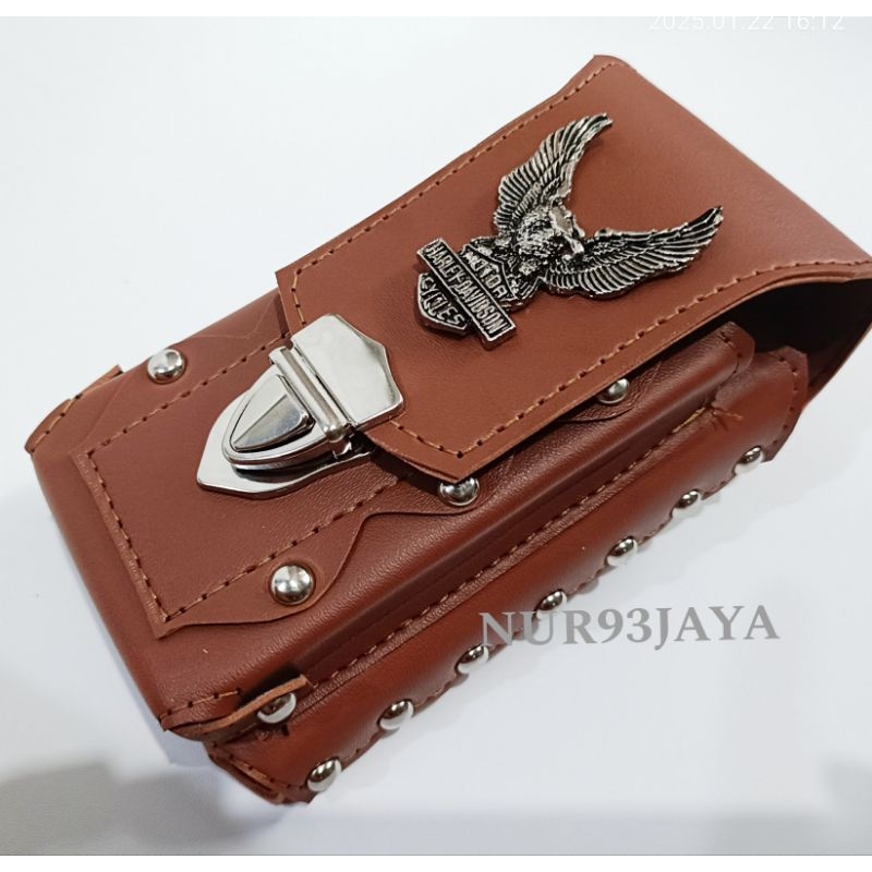 Sarung Hp Harley Kulit Sintetis 2 Varian Ukuran