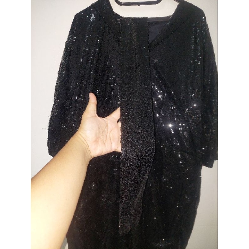 Gaun Pesta Jumbo XXXL_Gaun Full Payet_Gaun Malam Jumbo