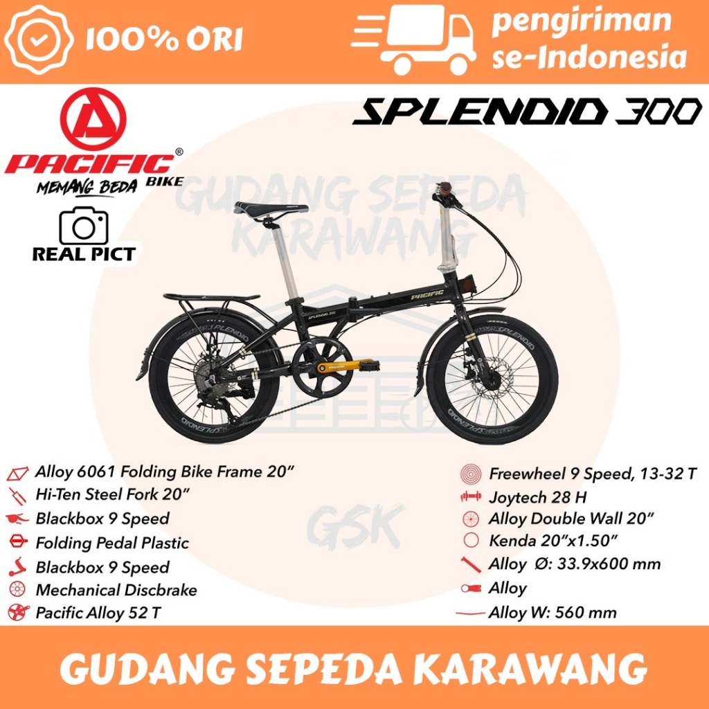 SEPEDA LIPAT PACIFIC SPLENDID 300 BY PACIFIC