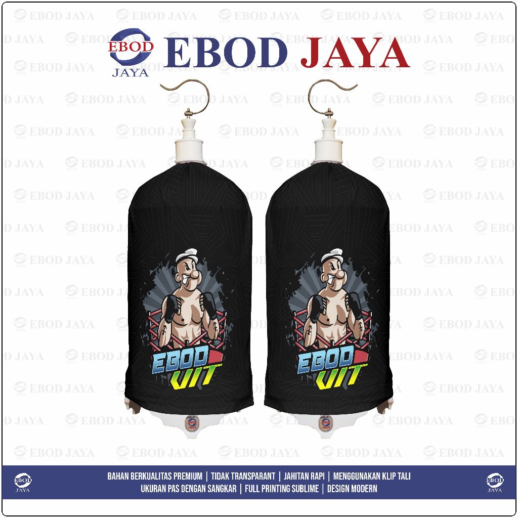 KERODONG FULL PRINTING SANGKAR LOVEBIRD - POPEYE