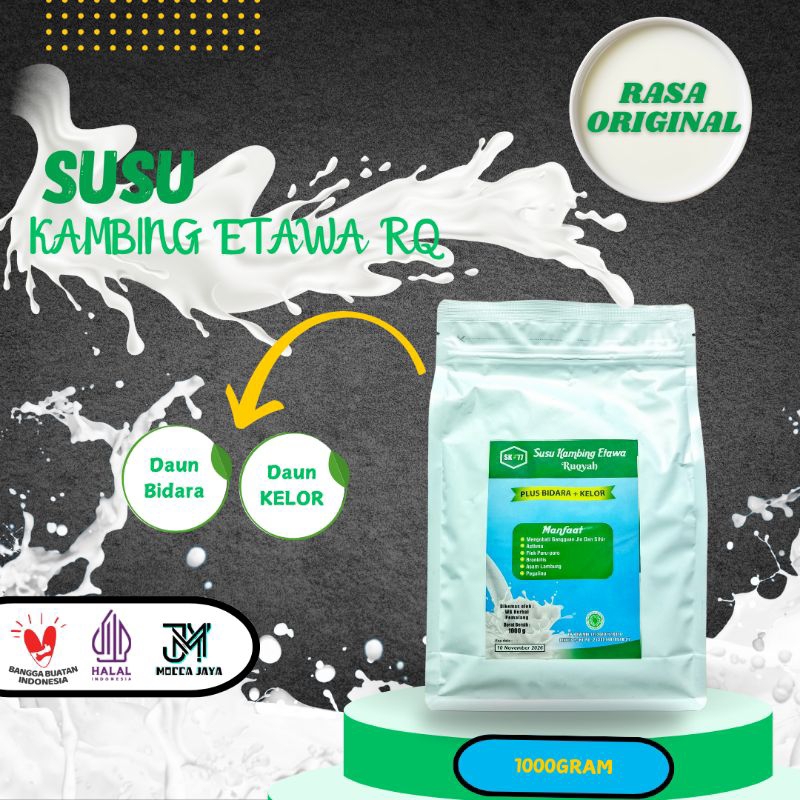 

1000GR SUSU KAMBING ETAWA DAUN BIDARA DAN KELOR RASA ORIGINAL