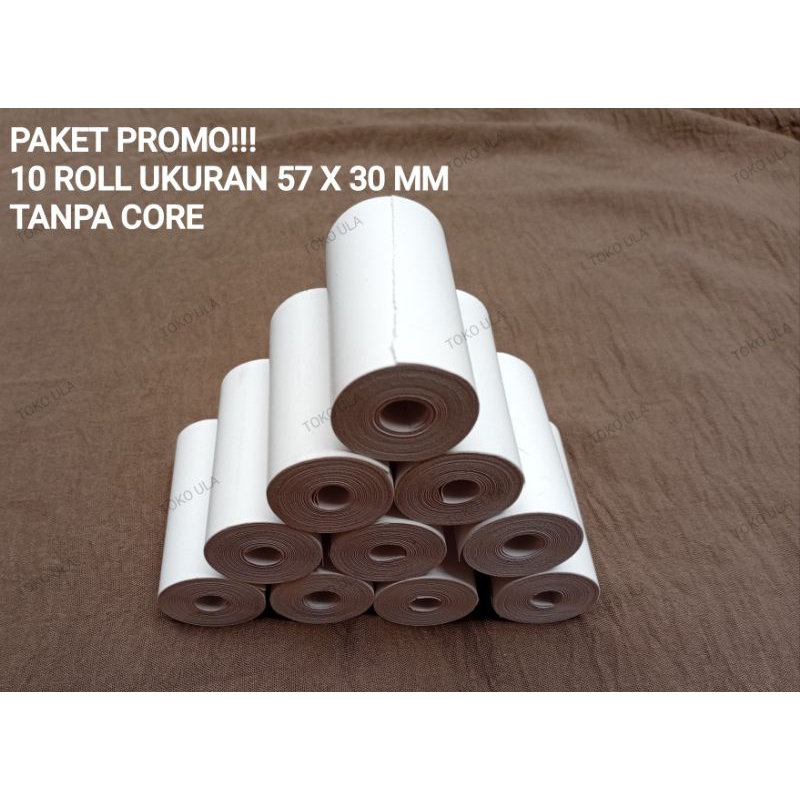 

KASIR THERMAL UKURAN 57×30MM TANPA CORE EDC PRINTER BLUETOOTH ULA