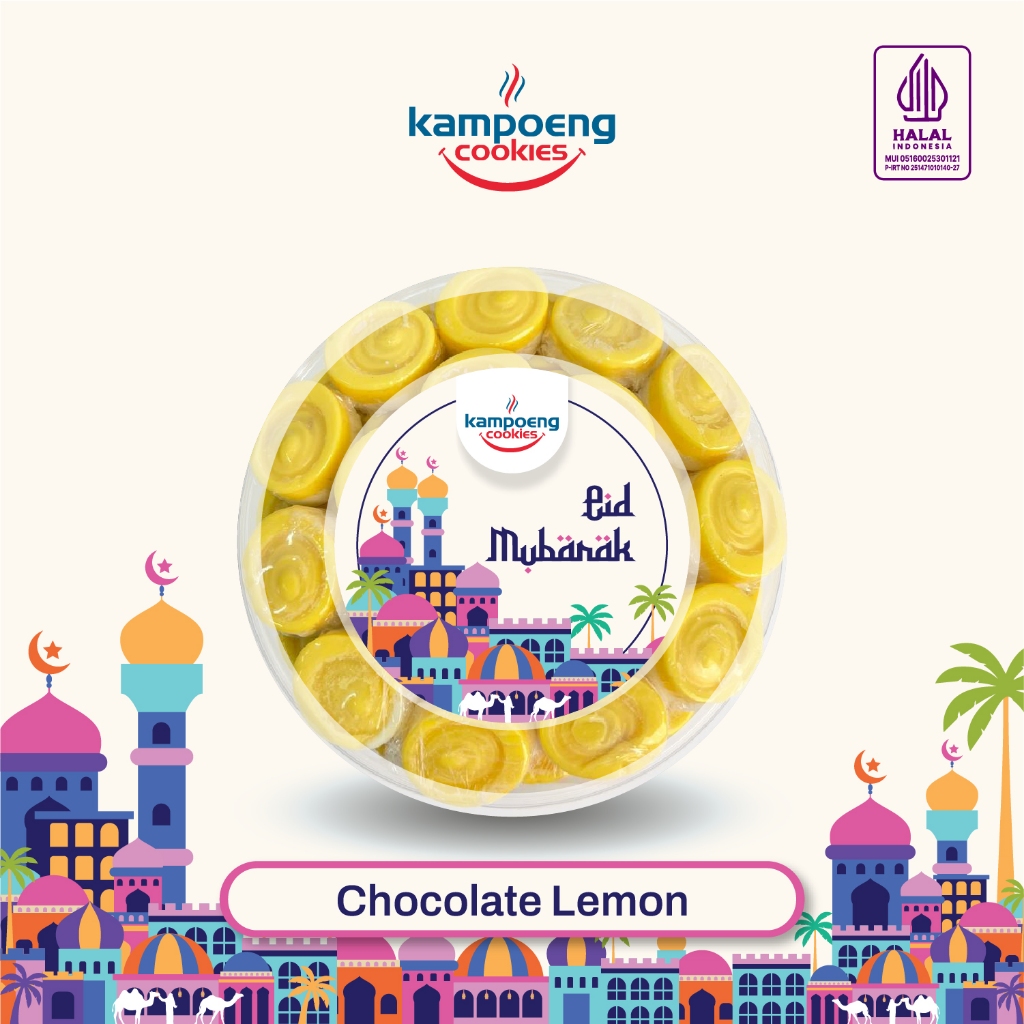

Kue Kering Chocolate Lemon Premium Kampoeng Cookies Lebaran 500 gr