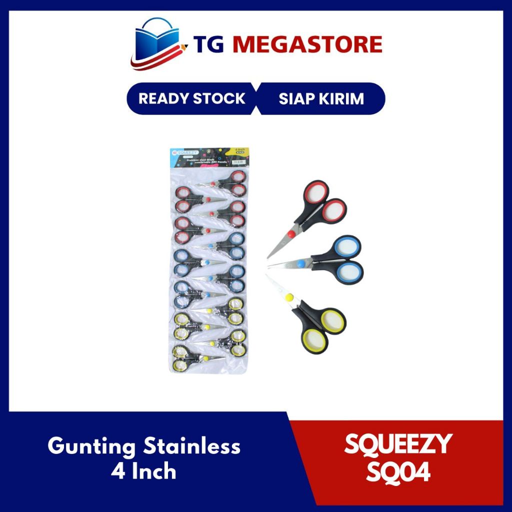 

Gunting Squeezy Stainless 4 Inch SCB-SQ04
