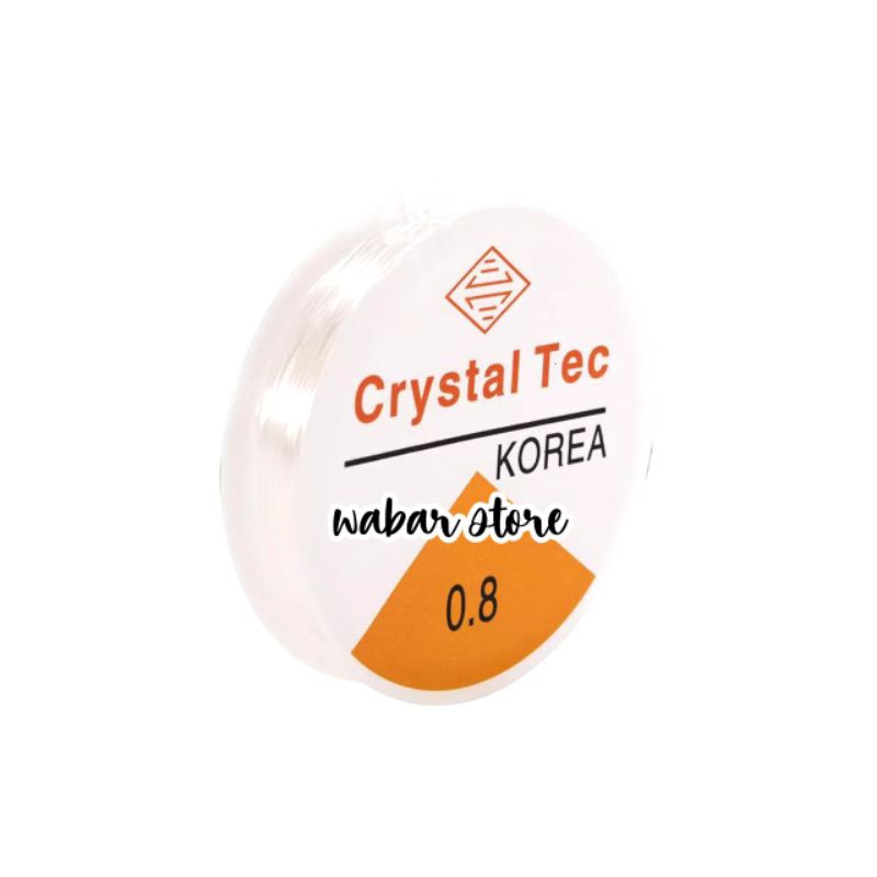 Benang Gelang Elastis Nylon  Crystal Tec 0,8
