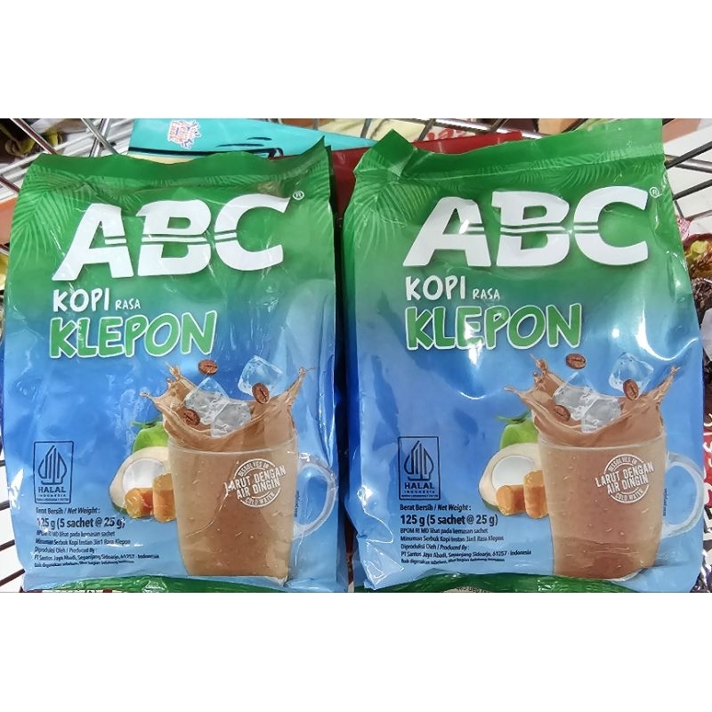 

ABC Kopi Klepon 125g Pouch (isi 5sachet×25g)