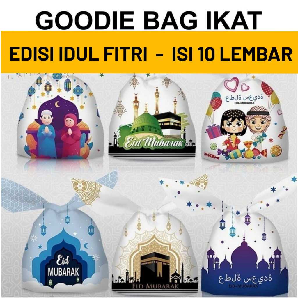 

Plastik Rabbit EID Uk 13,5x22cm 10 PCS - Parcel Ramadhan Lebaran Hampers Idul Fitri Kantong Kue Kering, Bingkisan Goodiebag Souvenir.