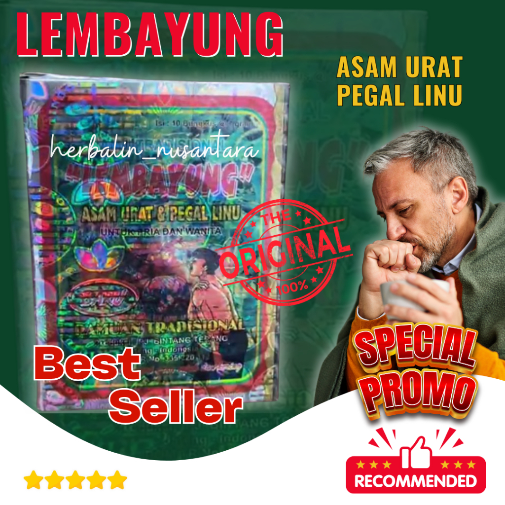 

Lembayung Serbuk Asam Urat Pegal Linu 10 Saset Original