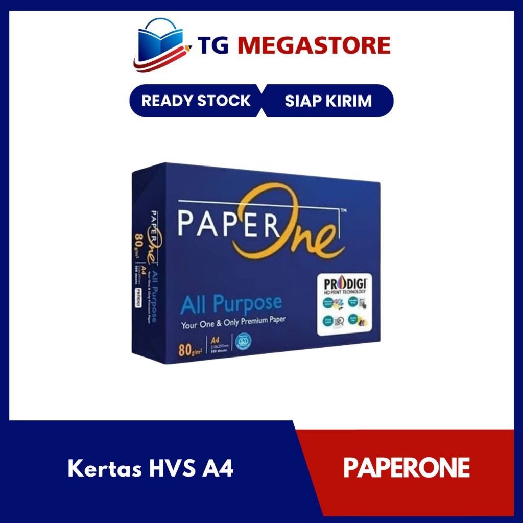 

Kertas HVS Paperone A4 80 gsm
