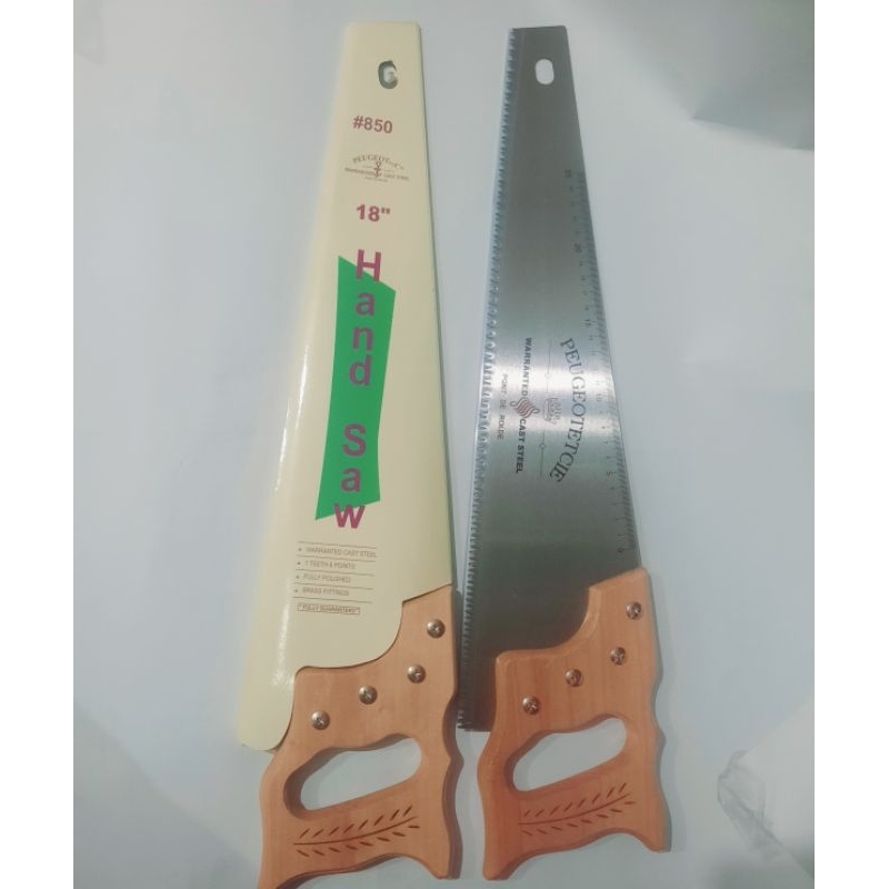 Gergaji kayu/Gorok Perancis gergaji manual/Hand Saw Peugeot#850Original