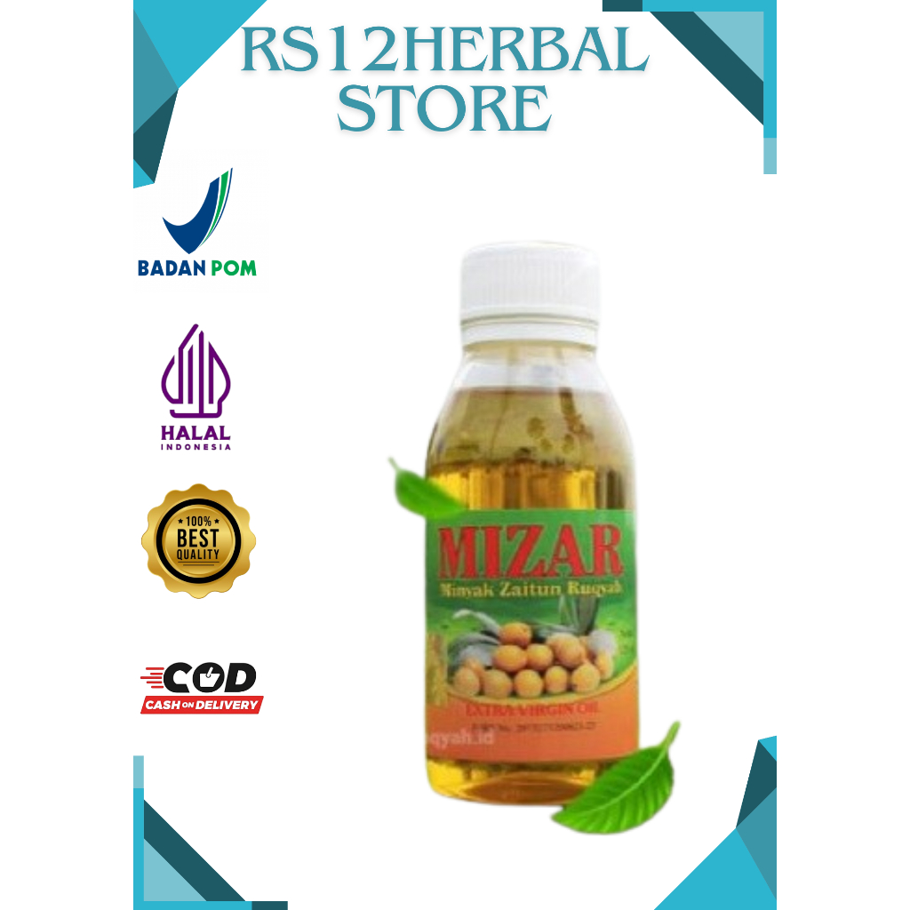 

Minyak Zaitun Ruqyah Mizar 125 ml Original | Obat Untuk Terapi Ruqyah dan Gangguan jin - Suplemen