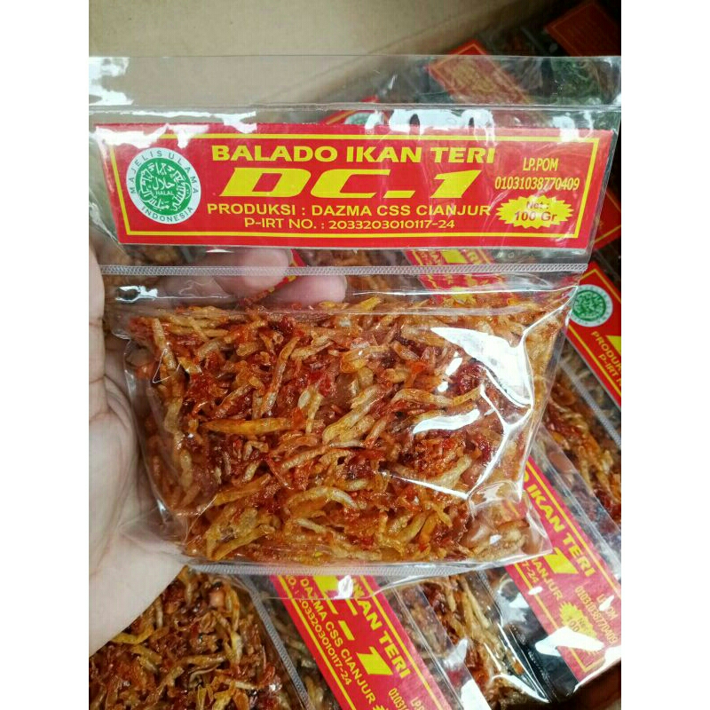 

Balado kentang Mustofa ikan teri 100gr