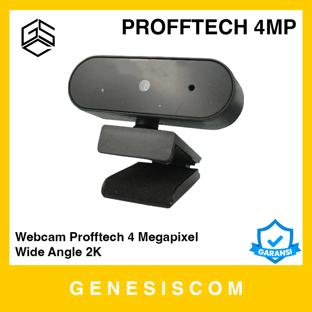 Webcam PROFFTECH 4MP 2K QHD Wide Angle Mic - 4 Megapixel Kamera Camera Web Cam External Eksternal HD