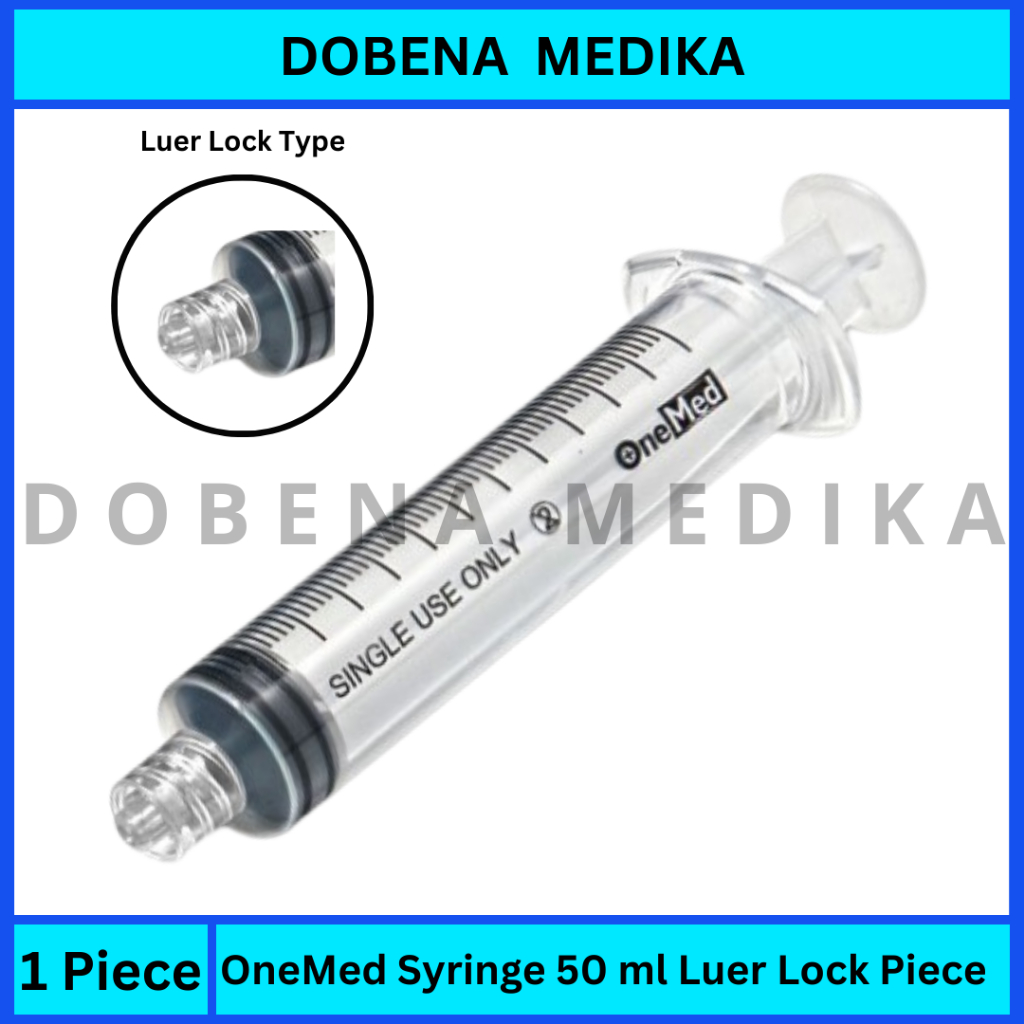 OneMed Syringe 50 ml Luer Lock Type