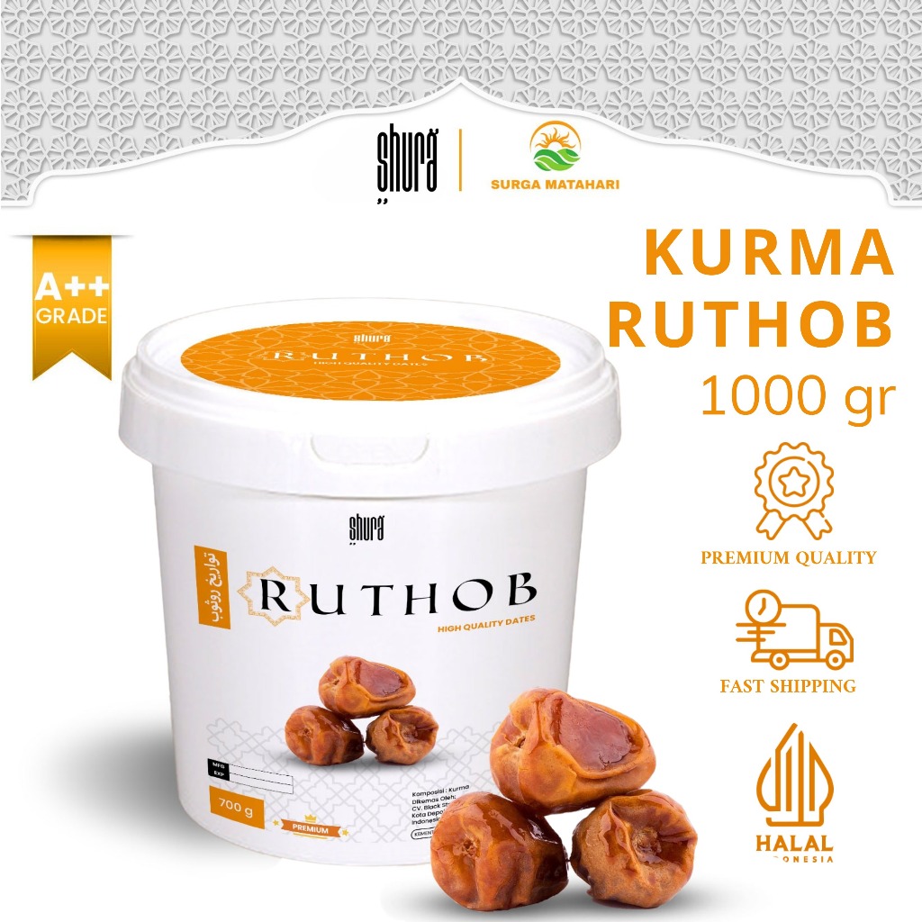 

Shura Kurma Ruthob 700gr Ember