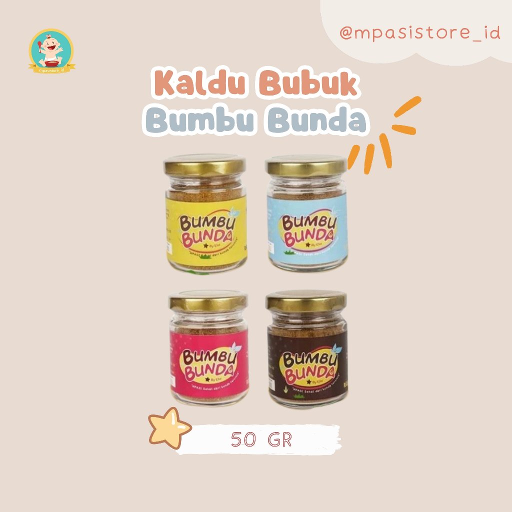 Bumbu Bunda Kaldu Bubuk Untuk Mpasi Bayi Non Msg  Anti GTM